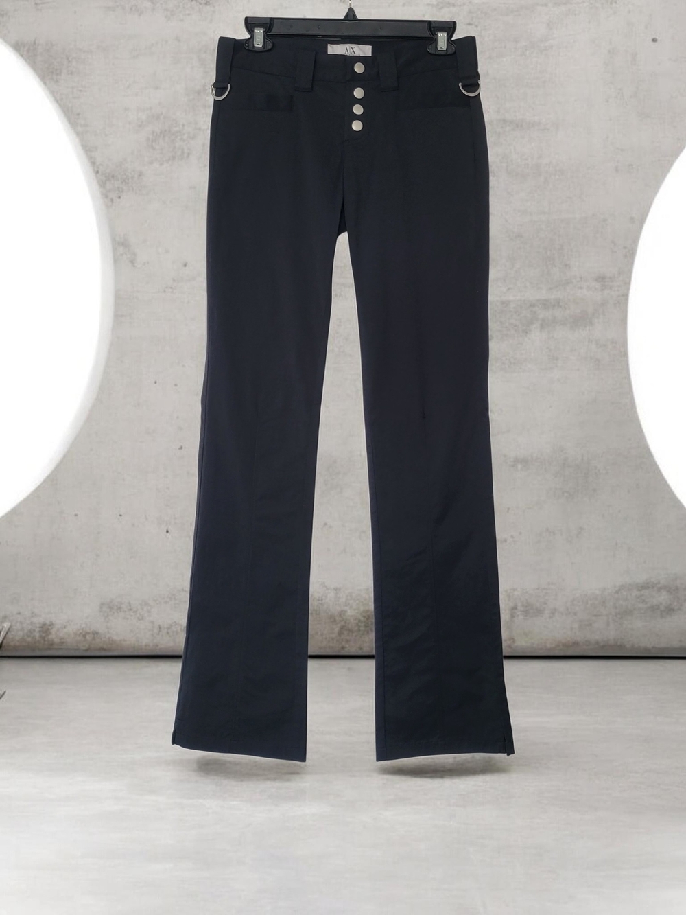 Armani Exchange Black Casual Trousers